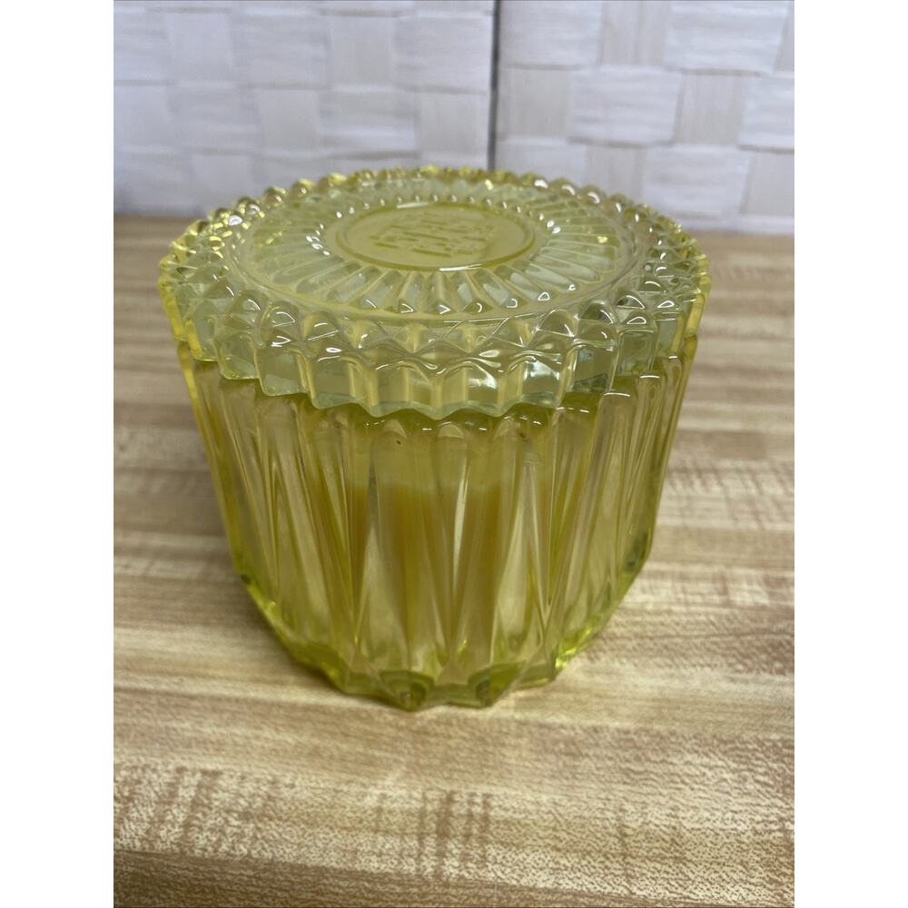 HomeWorx by Harry Slatkin 3 Wick Candle Tuberose Petals Yellow Glass Jar 14 Oz